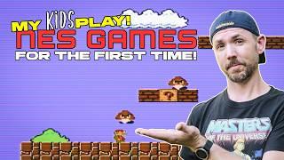 My Kids Play NES Games for the First Time! | Super Mario Bros.