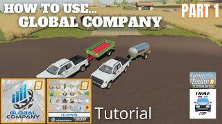 How To Use Global Company Part 1 - Farming Simulator 19