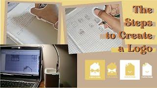 The Logo Design Process | Brainstroming, Mind Mapping, Sketching, Illustration & Finishing