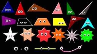 What Shape Is It? 3: Advanced Shapes - The Kids' Picture Show (Fun & Educational Learning Video)