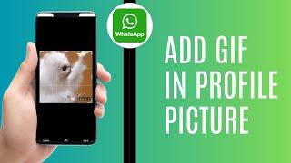 How To Add Gif In Whatsapp Profile Picture 2024 | Full Guide