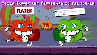 Perman: Pizza Tower, but Pepperman is the PLAYER