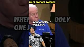 FALSE TEACHER EXPOSED!  #shorts #christian #falseteachers