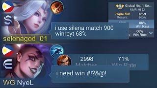 I PRETEND NOOB KID IN SOLO RANKED !! THEN SHOWING MY SELENA 4K MATCHES...