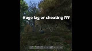 Lag or cheating ??  #dayz #gaming #deadfall #fps #pvp #teamplay #survival #cheating #wtf #trending