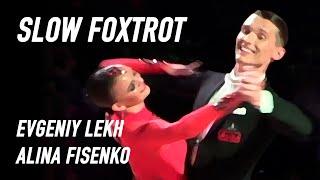 Evgeniy Lekh - Alina Fisenko RUS | Slow Foxtrot | WDC Professional Standard | Festival Danza 2019