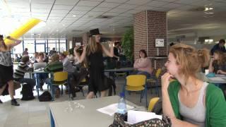 Harmoniekantine doelwit van flashmob