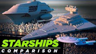  Biggest STARSHIPS  3D Comparison