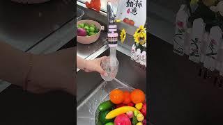 水龍頭淨水過濾器，水龍頭裝上這個水龍頭過濾器，水質好多了，健康用水就用它，為家裡的廚房準備一個吧，多層過濾用水更健康
