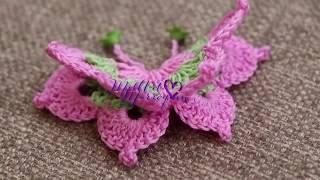 Crochet Butterfly or Flower step by step