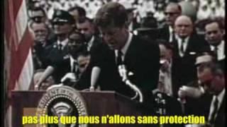 "We choose to go to the moon", JFK 12/09/1962 (Extrait VOST)