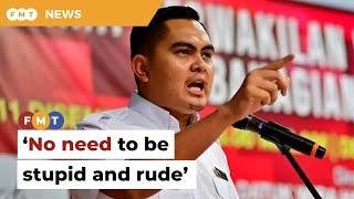 Akmal hits out at rally-goers who set PM’s caricature on fire