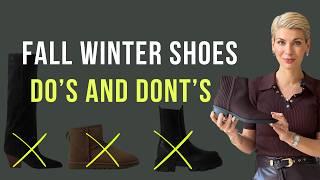 Fall Winter Shoes Do’s And Don’ts| Which Shoes To Buy And How To Style Them