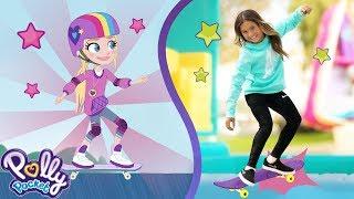 Sky Brown Meets Polly Pocket | Polly Pocket