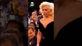 Leo’s Reaction: Lady Gaga vs. Kate Winslet! ️ #leonardodicaprio #katewinslet #ladygaga #titanic