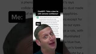 ChatGPT hallucination is a risk. It's important to always fact check! #chatgpt #ai #funnyshorts