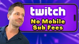 How To Sub On Twitch Mobile App WITHOUT FEES - Streamers Do This!