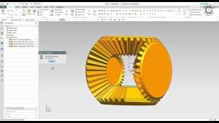 Siemens PLM NX GC Toolkit - Differential Gear Modeling