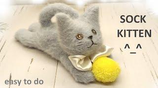  Милый котенок из носков // cute kitten made of socks 