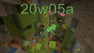 Minecraft Snapshot 20w05a: Lush Cave DECORATIONS!