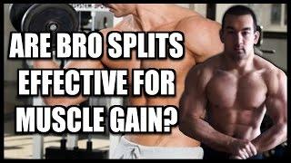 "Bro Split" Routines: Are They Effective For Building Muscle?