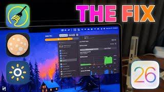 macOS 26 Broke AlDente, Lunar and Vivid Apps: I Found the Solution!