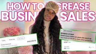 HOW TO INCREASE BUSINESS SALES + MARKETING STRATEGIES | Boujee Barbiee