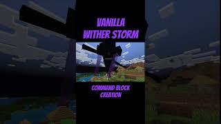 Wither Storm in Vanilla Minecraft! #commandblock #minecraft #minecraftguide #gaming