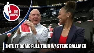 INTUIT DOME TOUR! Steve Ballmer shows me around & we look at some Clippers throwbacks! | NBA Today