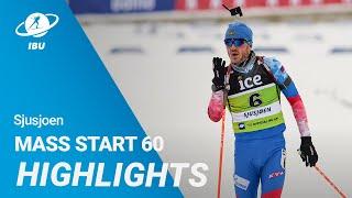 IBU Cup 21/22 Sjujsoen Men Mass Start 60 Highlights