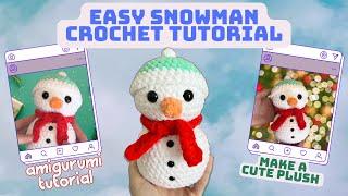 Easy Crochet Snowman Tutorial: Perfect Winter Amigurumi Project