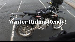 Winter Riding Video…How To Stay Comfortable On A Tight Budget!  You Don’t Need Fancy Gear