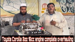 Toyota Corolla 3zz 16cc engine complete overhauling