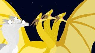King Ghidorah swears animation - Drago Monsterverse