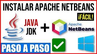 Descarga e Instalación de Apache NetBeans 20 + JDK | Windows | Paso a Paso | Tutorial en Español 