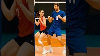 Victory Vibes: Dance Mode Activated! #volleyballqueen #volleyballstar #volleyballworld