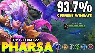 PHARSA MOBILE LEGENDS ~ PHARSA GAMEPLAY AND BEST BUILD 2021 ~  PHARSA TOP GLOBAL 2021