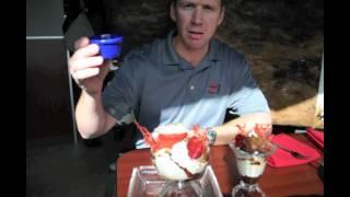 Bill Milner on cupcake sundaes