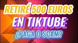 Página PAGA $500 a PayPal por VER VÍDEOS. ¿Me llegó el pago? Tiktube scam?