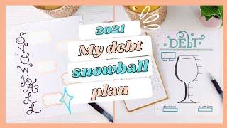 My 2021 Debt Snowball Plan | How to Begin | Baby Step 2