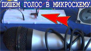 КАК ЗАПИСАТЬ ГОЛОС В МИКРОСХЕМУ ISD1820PY