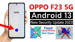 Oppo F23 5G FRP Unlock Android 13  Latest Update - (Without Computer)