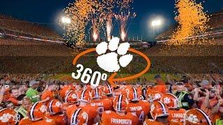 Clemson Football || Clemson 360° Team Entrance