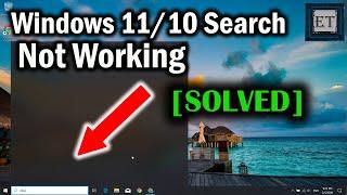 How to Fix Windows 11/10 Search Not Working (3 ways)