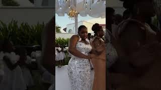 Special guest doing the dance  #wedding #bridemaid #beautifulbride