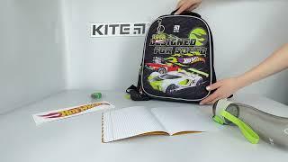 Рюкзак каркасний Kite Education Hot Wheels HW24-555S