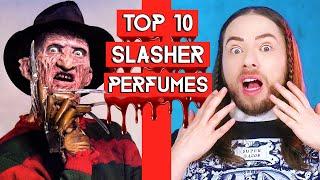 Top 10 Slasher Perfumes - See which fragrance suits which Slasher movie character best on Halloween