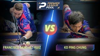 FRANCISCO SANCHEZ-RUIZ VS KO PING CHUNG| 2024 PREMIER LEAGUE POOL #billiards #9ballpool #highlights