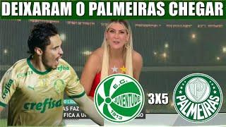 JUVENTUDE 3 X 5 PALMEIRAS DENILSON E RENATA FAN FALAM SOBRE A VITORIA DO VERDÃO FORA DE CASA