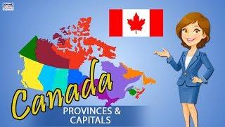 Learn Canada Provinces And Capitals | Canada Country Map | Territories Of Canada